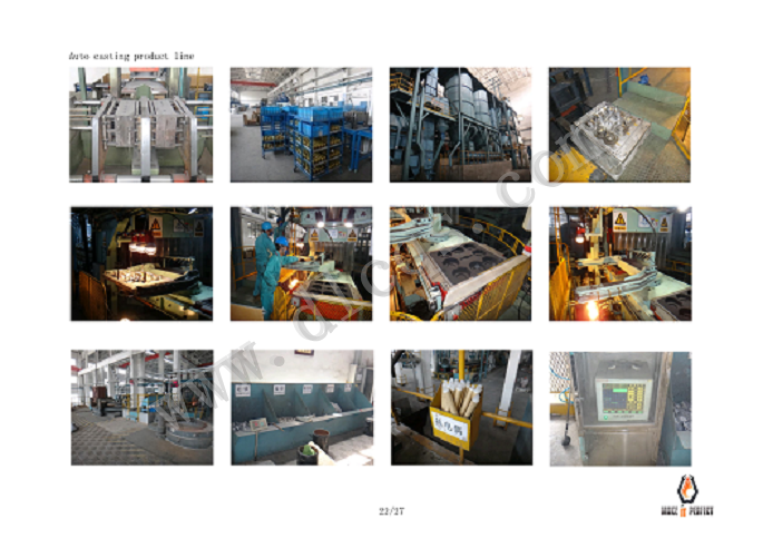 AUTOMATIC MOLDING LINE CASTING FOUNDRY