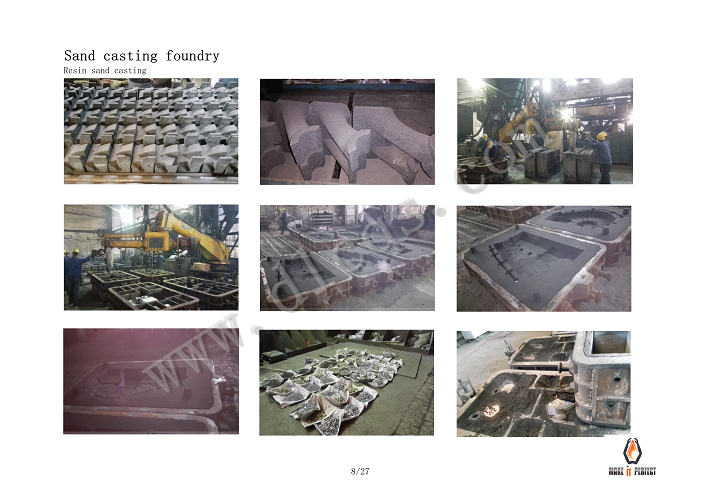 某树脂砂工艺砂铸工厂实例