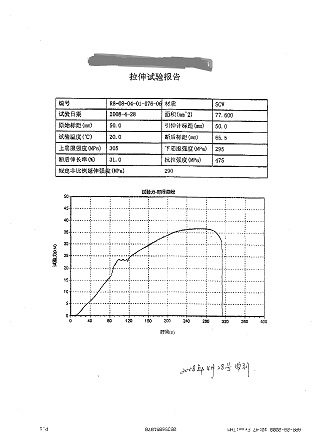 机械性能报告鉴别