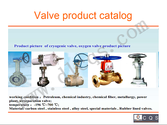 HIGH PRESSURE VALVE PRODUCTS